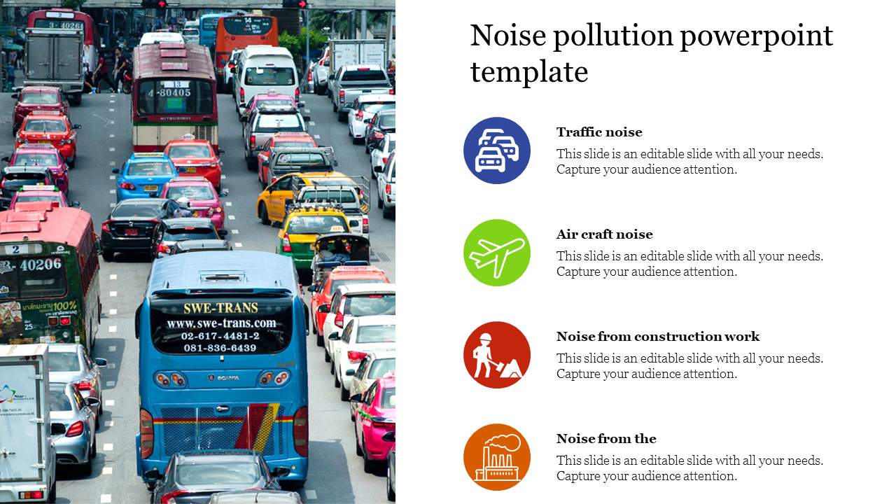 Free - Noise Pollution PowerPoint Template and Google Slides